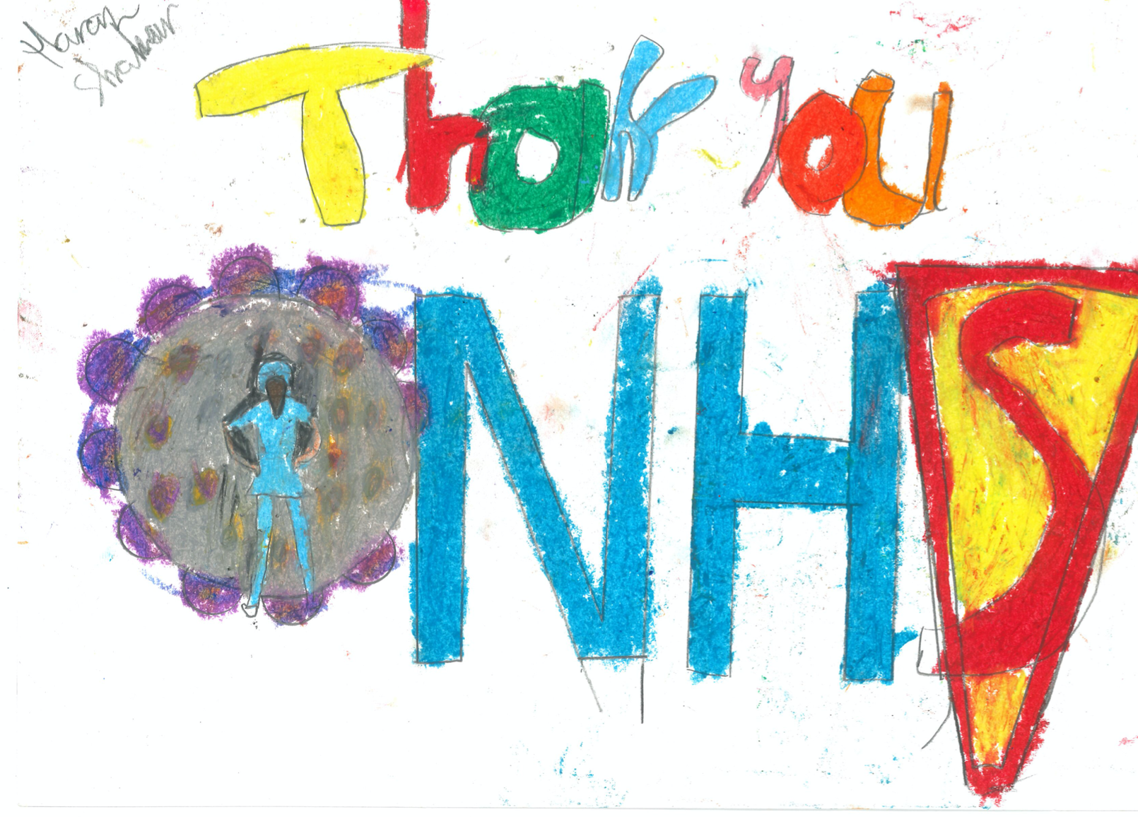 Thank you NHS, with the 'S' of Superman 