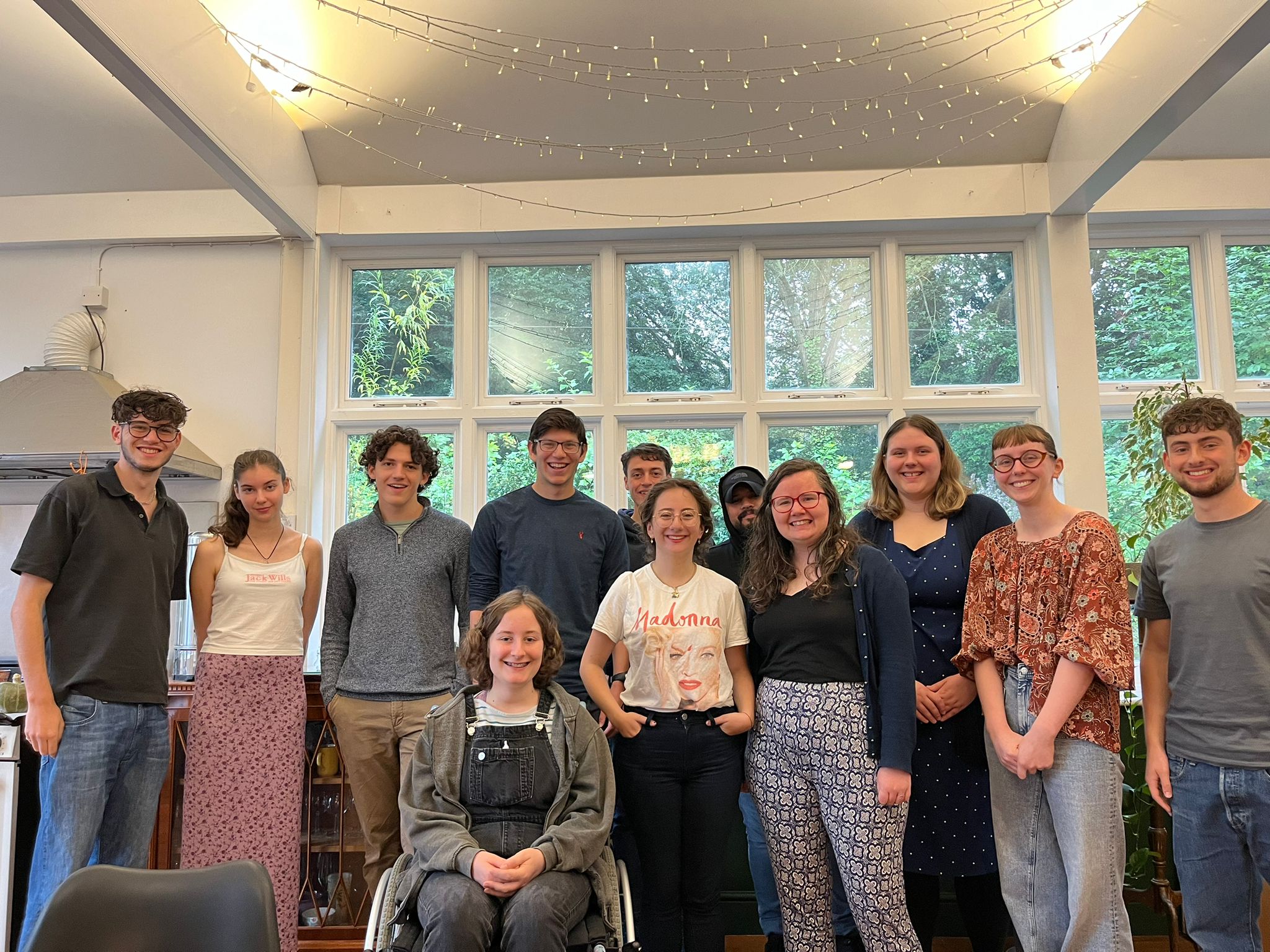A photo of the campus leaders at their residential training